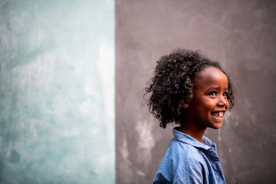 Girl smiling