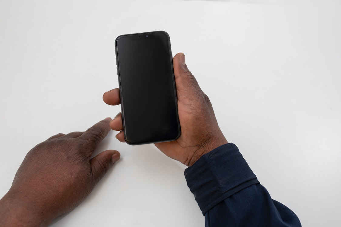 Man holding a phone
