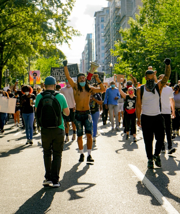 People protesting