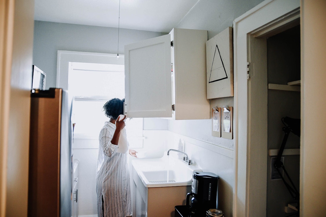 Woman in kitchen