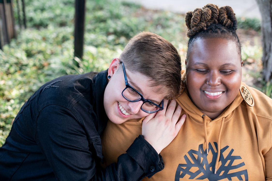 Lesbian couple